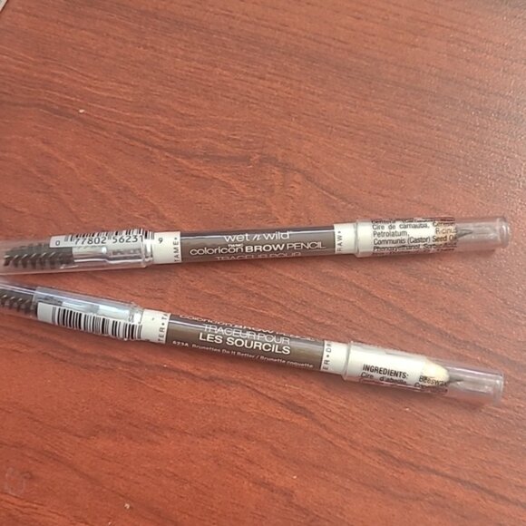 New in packaging! Set of 2 Wet N Wild Brunettes Do It Better Brow Pencils 623A - Picture 3 of 3